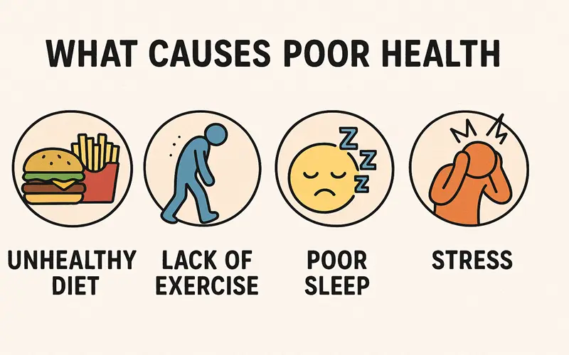 What Causes Poor Health